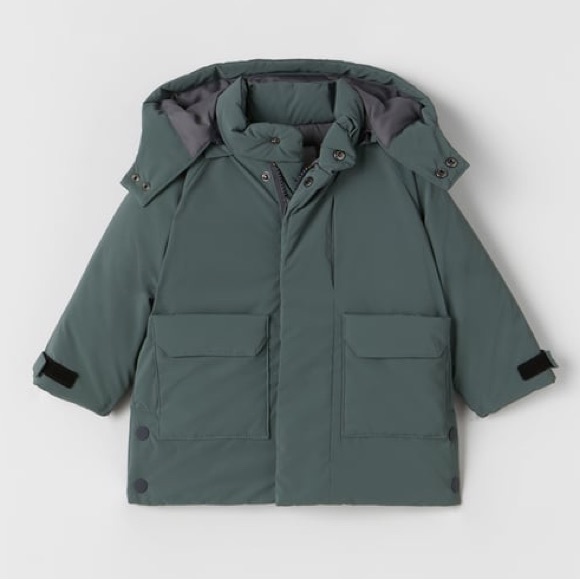 ZARA SORONA ® DUPONT™ QUILTED COAT - Picture 1 of 16